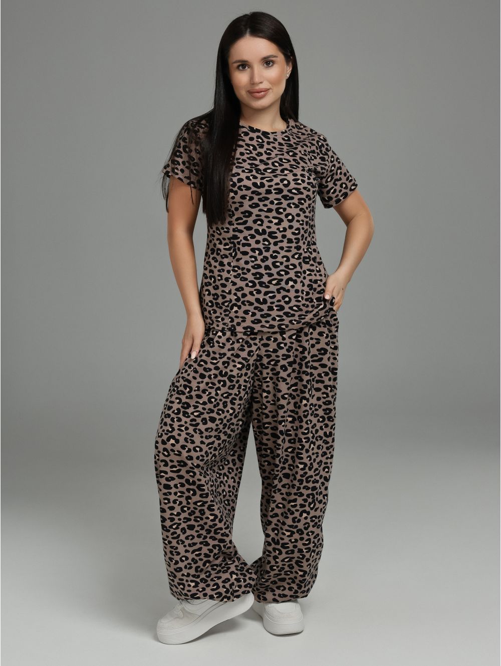 Очарование костюм женский (кофе)