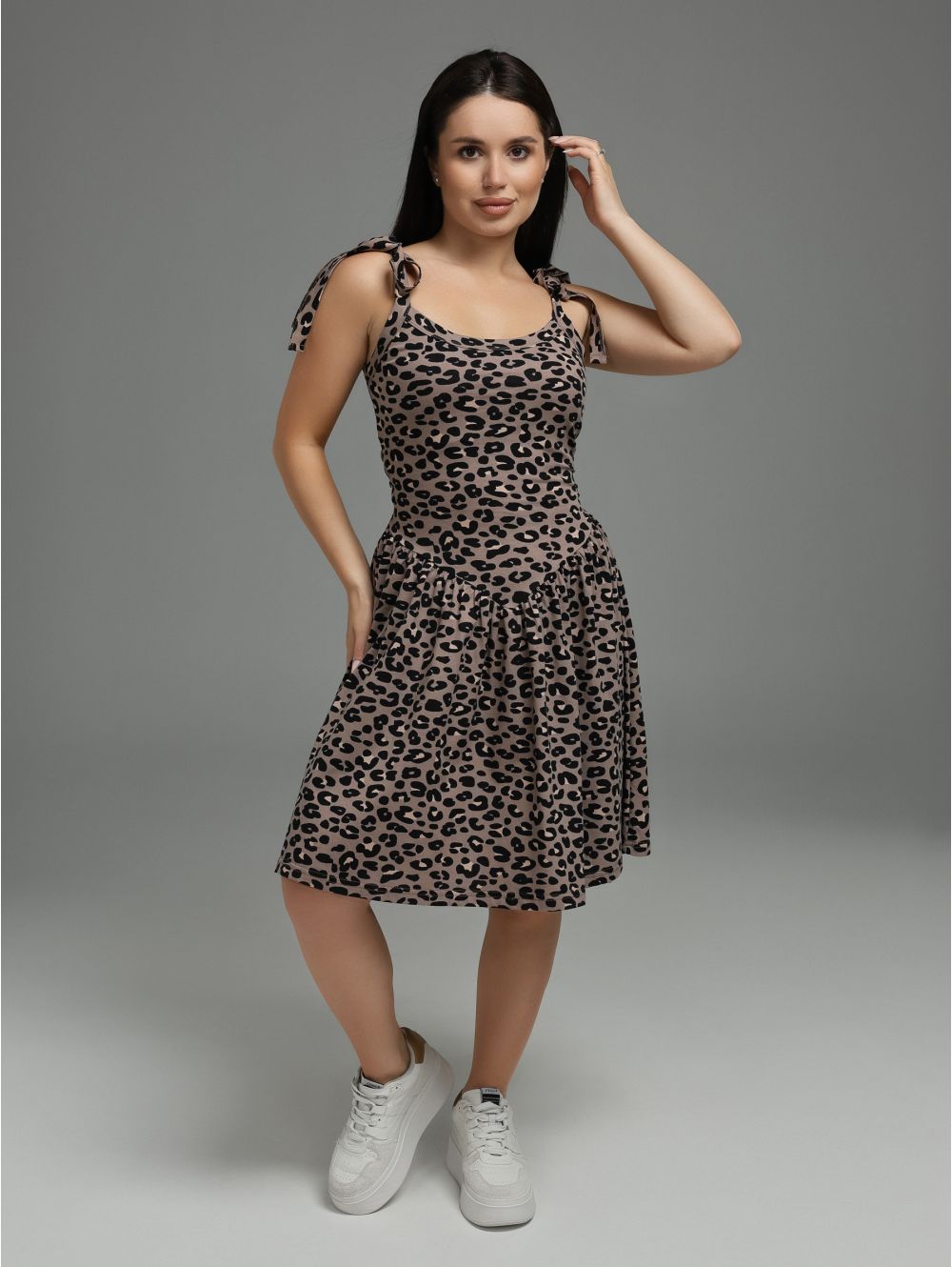 Флирт сарафан женский (кофе)