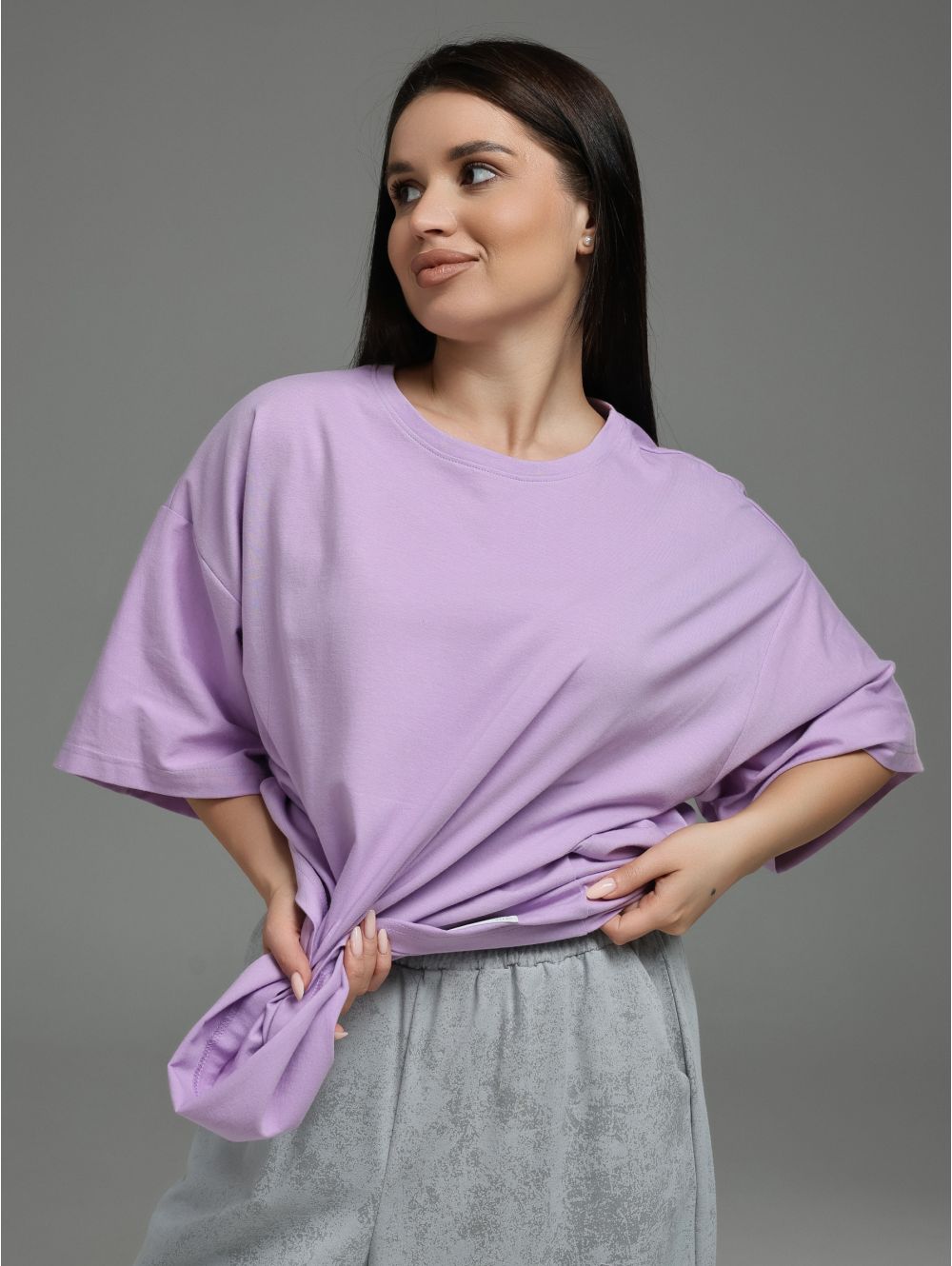 Анита-2 футболка женская (фиалка)