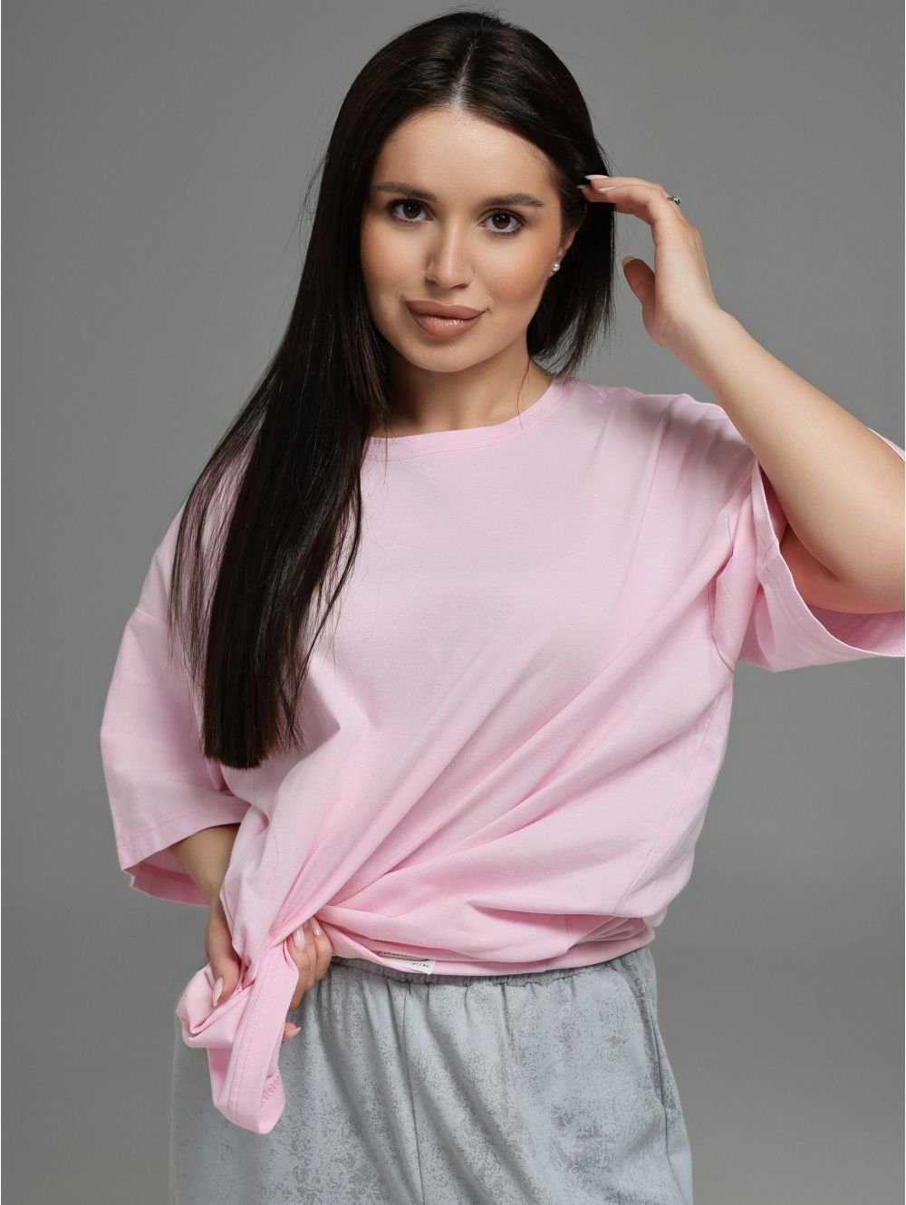 Анита-2 футболка женская (светло-розовый)