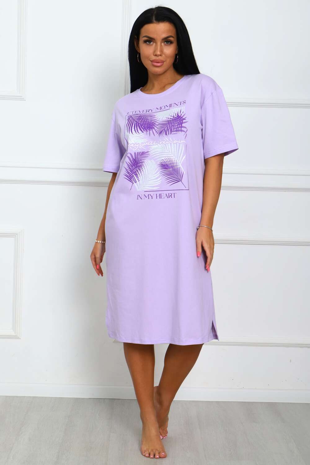 29553 сорочка женская - сирень