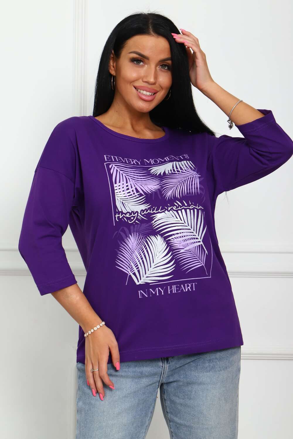 29551 туника женская - фиолет