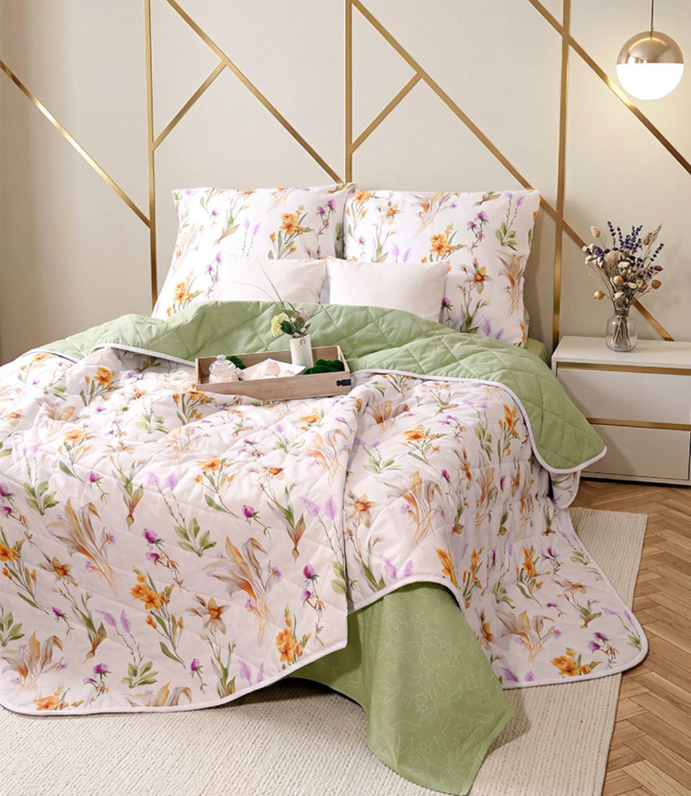 Комплект постельного белья с одеялом New Style Эко КП32-1509 ВБ