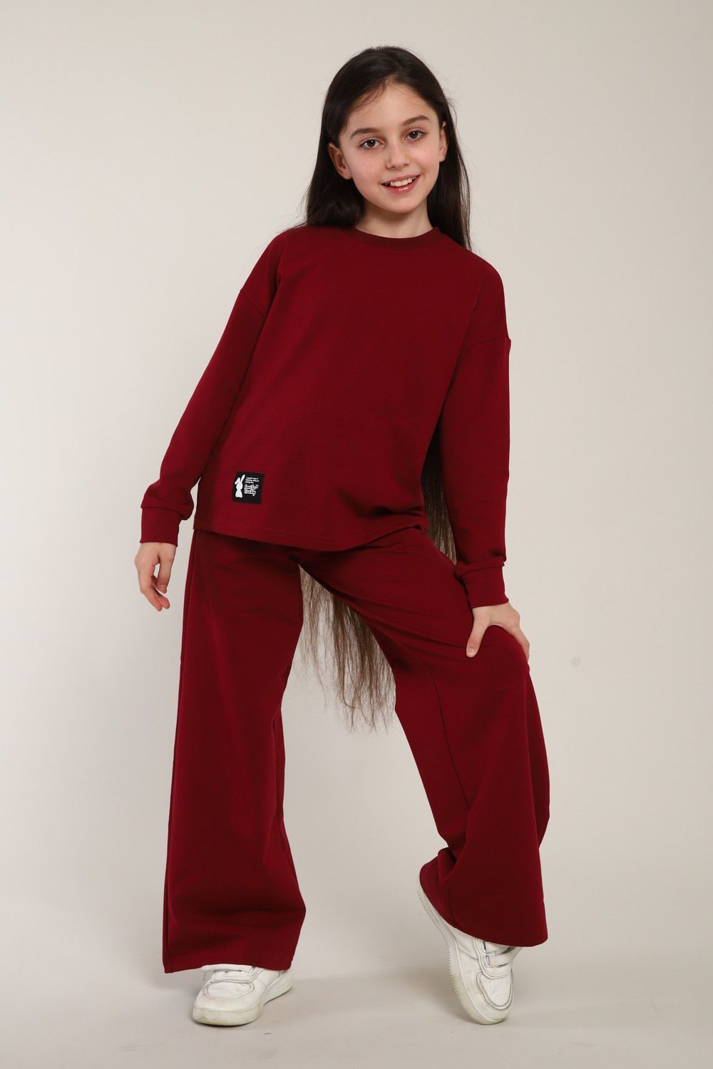 Костюм 35357 - бордовый