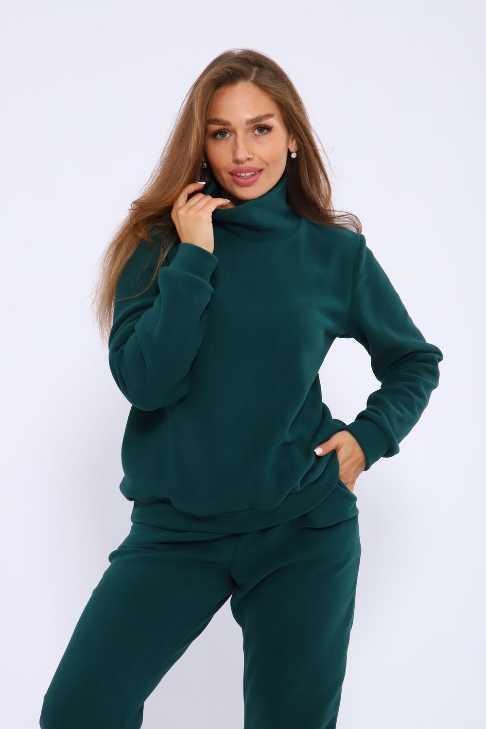 Костюм 35355 - изумрудный