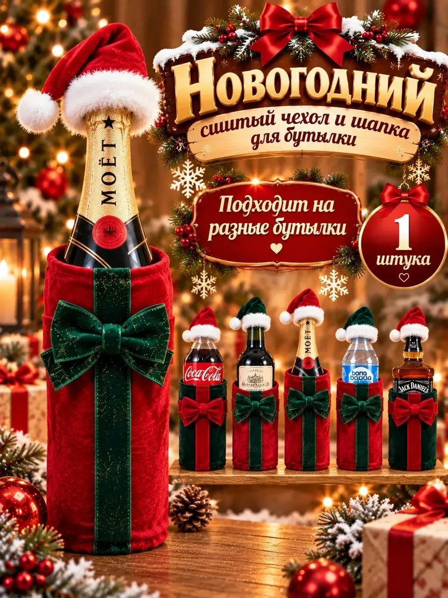 61459 Чехол на бутылку ML4 - ассорти
