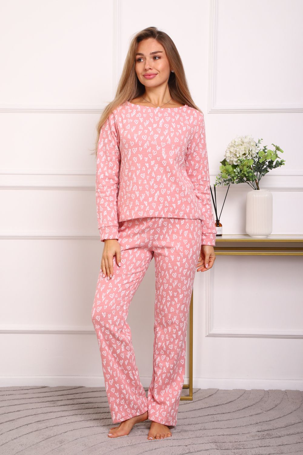 Костюм домашний 88405 - розовый