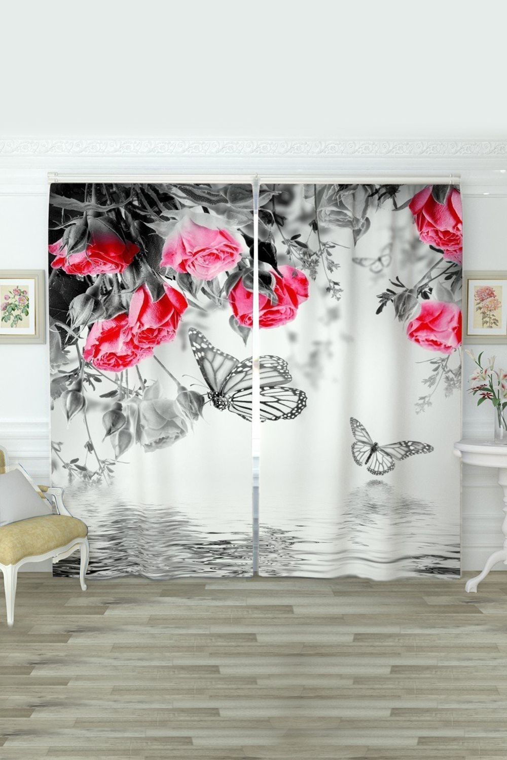 Фотошторы 10703 - серый