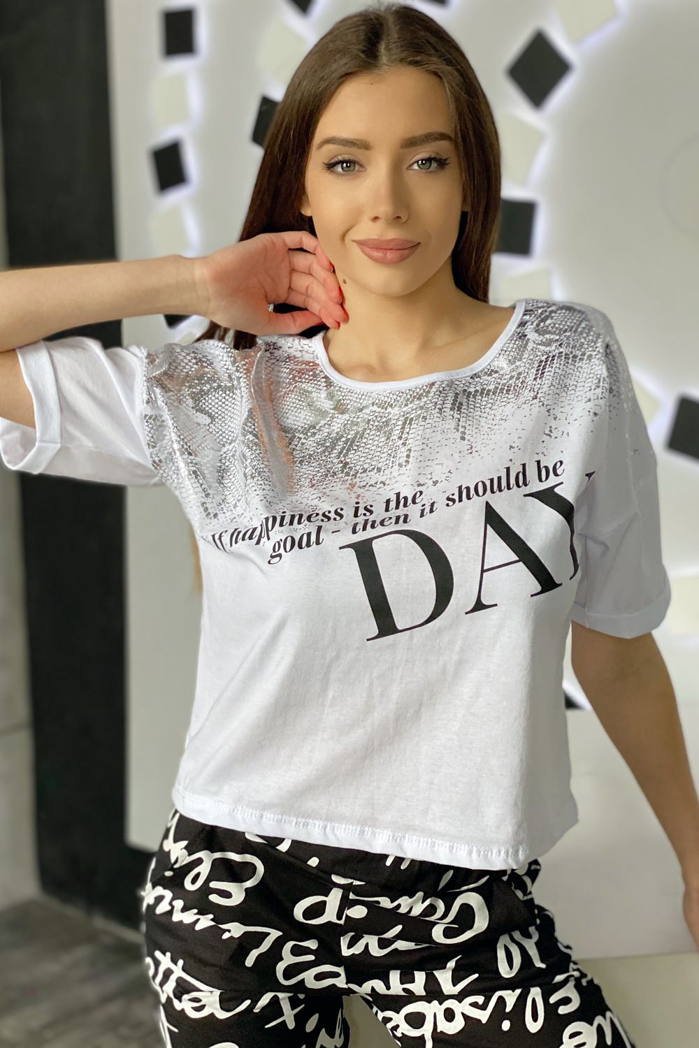 Футболка 8034 - белый