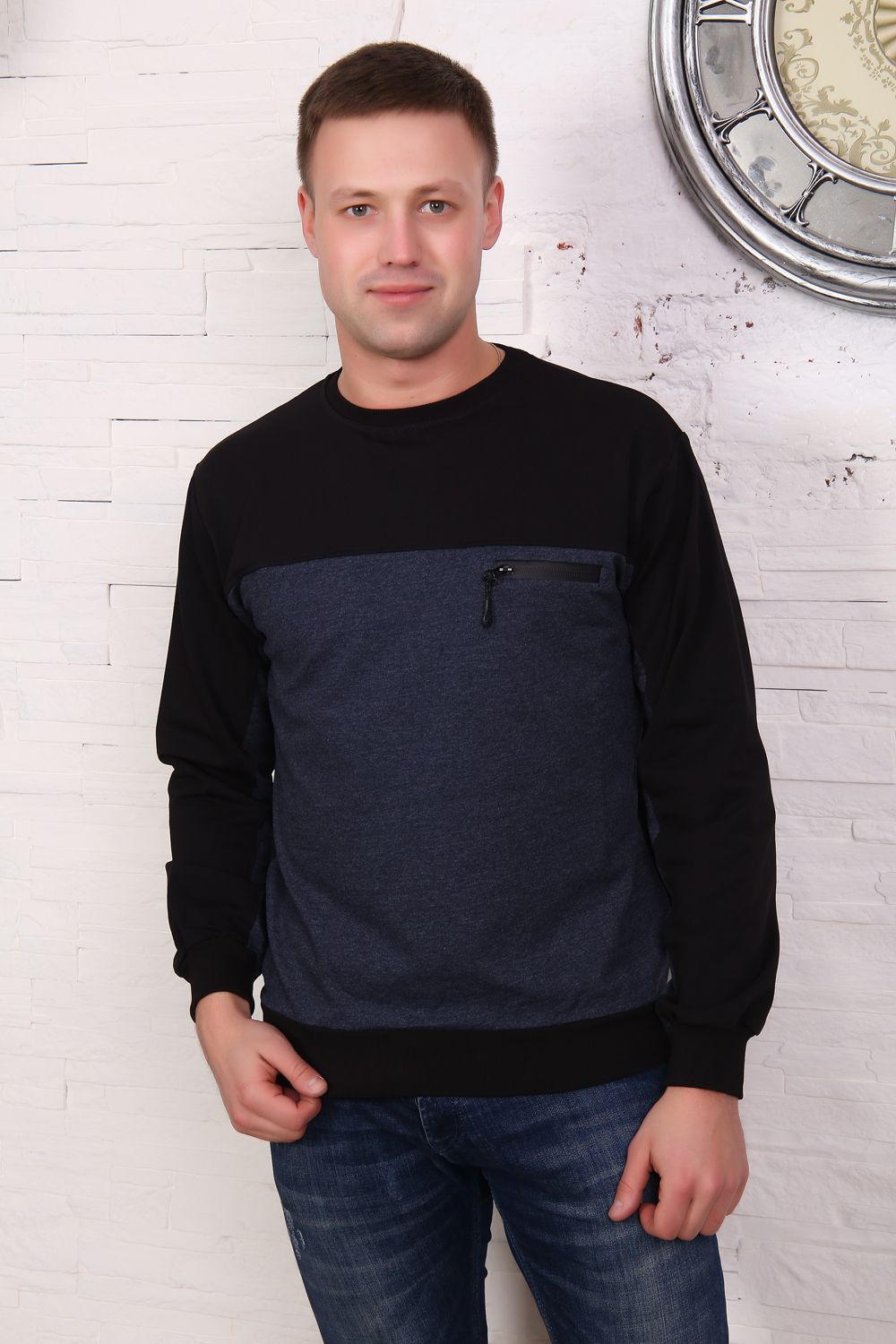 Джемпер 17541 - темно-синий