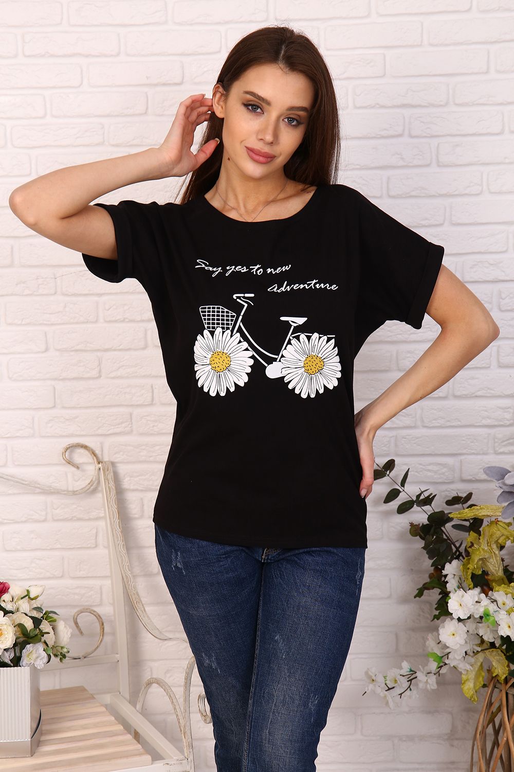 Футболка 24827 - черный