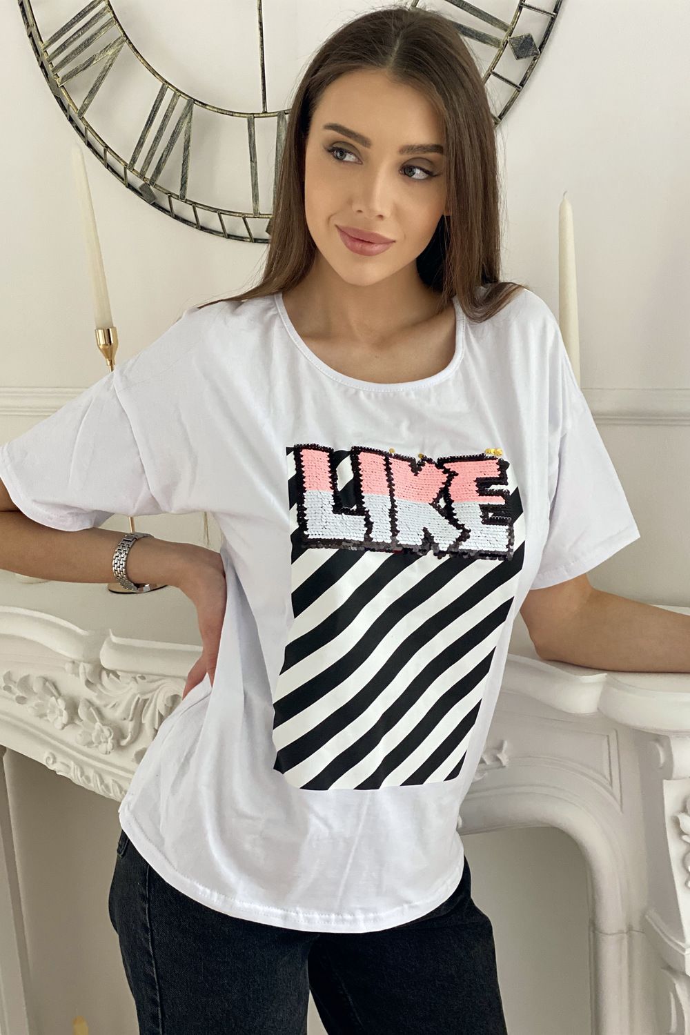 Футболка 8082 - белый