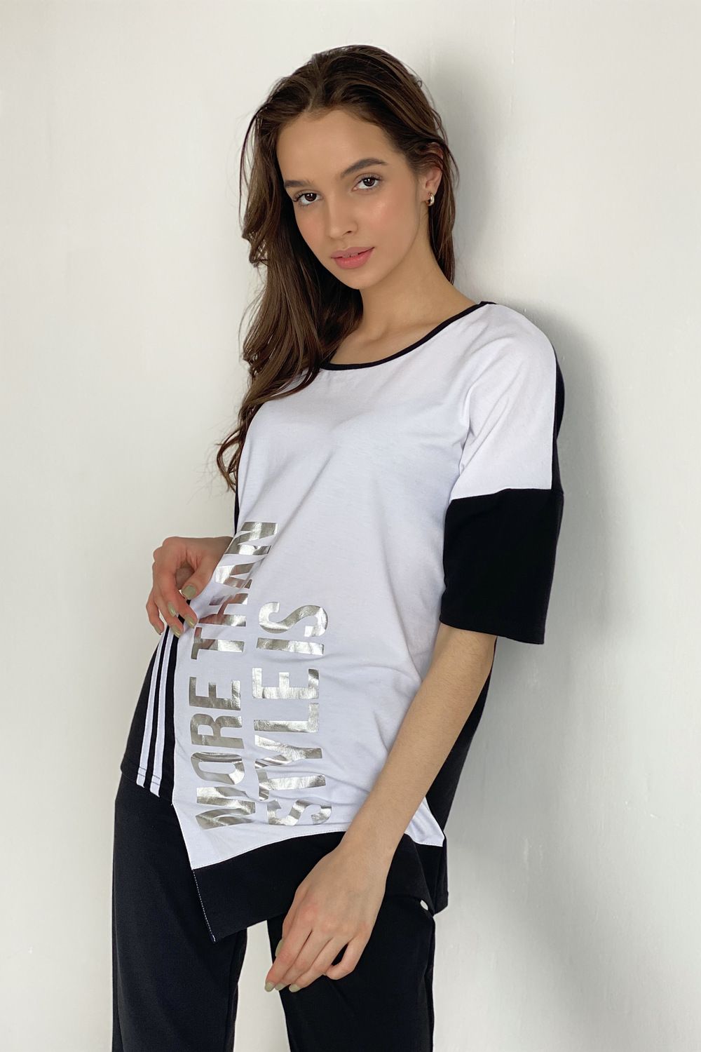 Футболка 8086 - черный