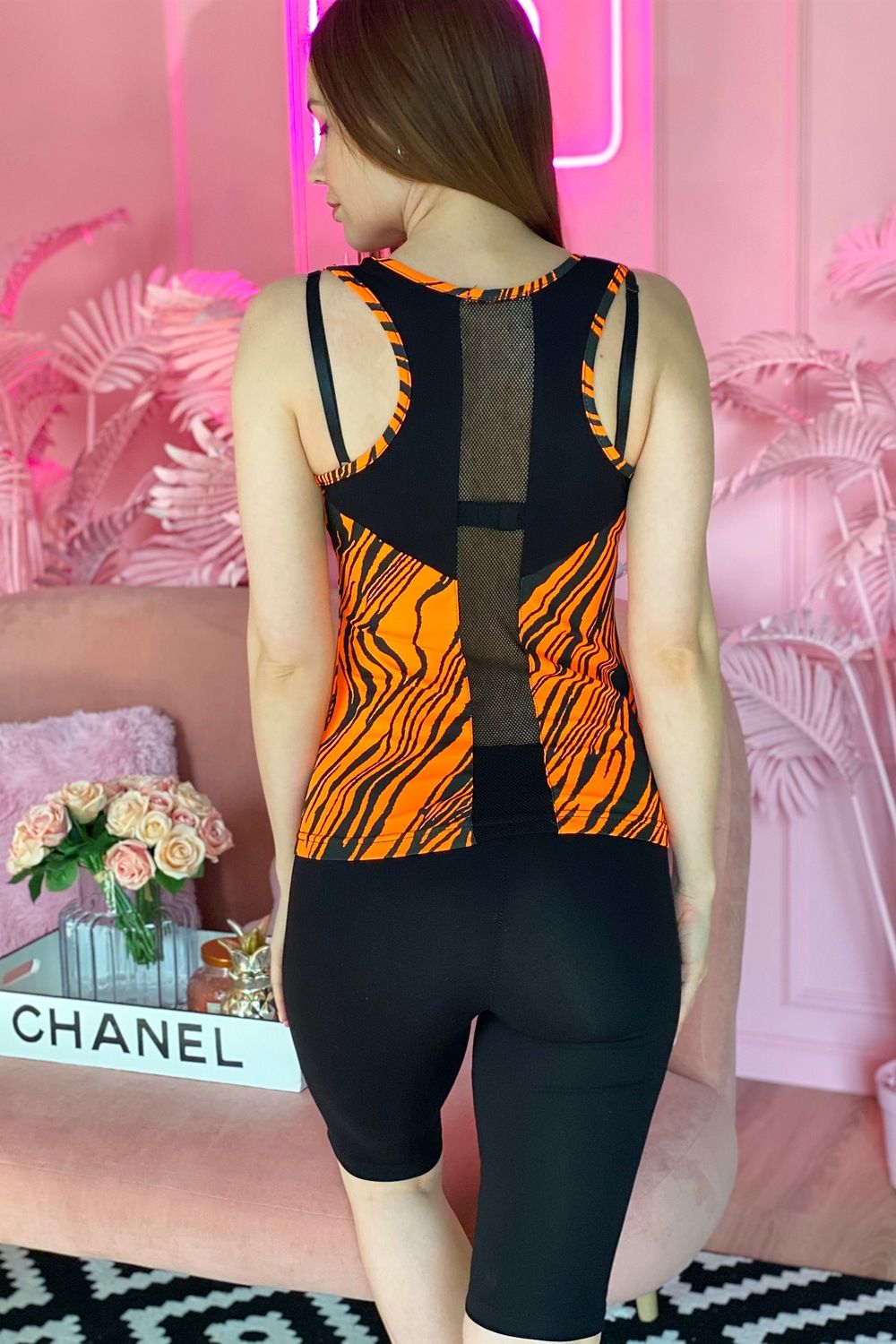 Майка 8067 - оранжевый