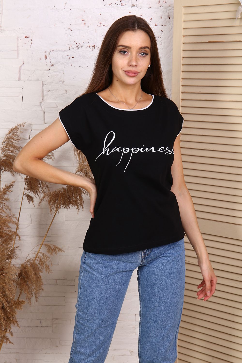 Футболка 32019 - черный