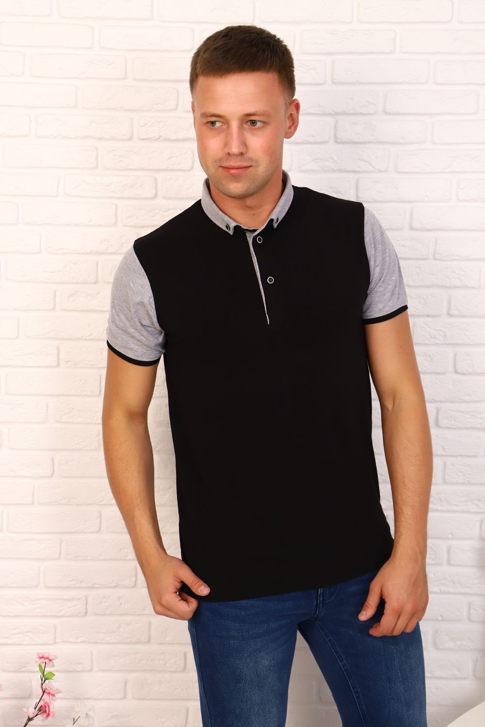 Футболка 17554 - черный