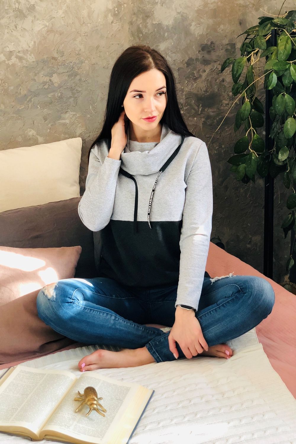 Толстовка 6305 - серый