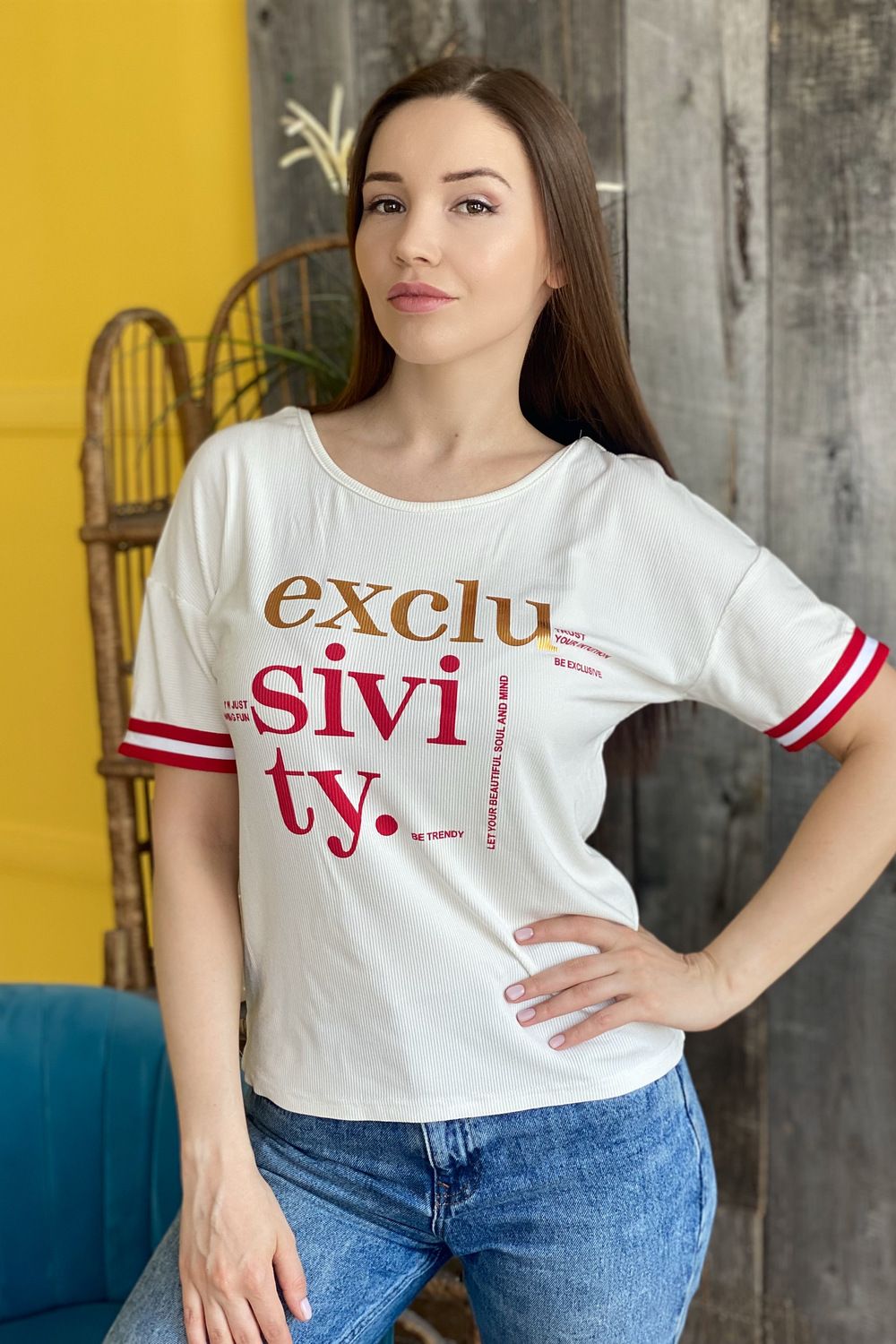 Футболка 8112 - белый