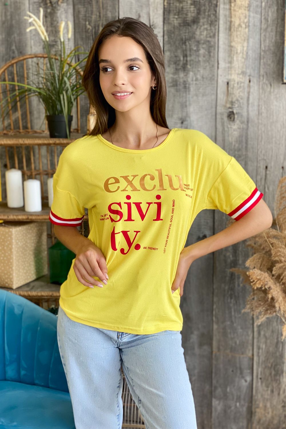 Футболка 8112 - желтый