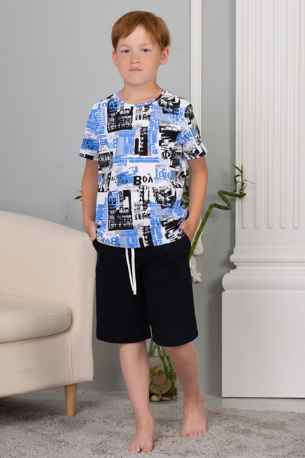 Футболка 11131 - синий