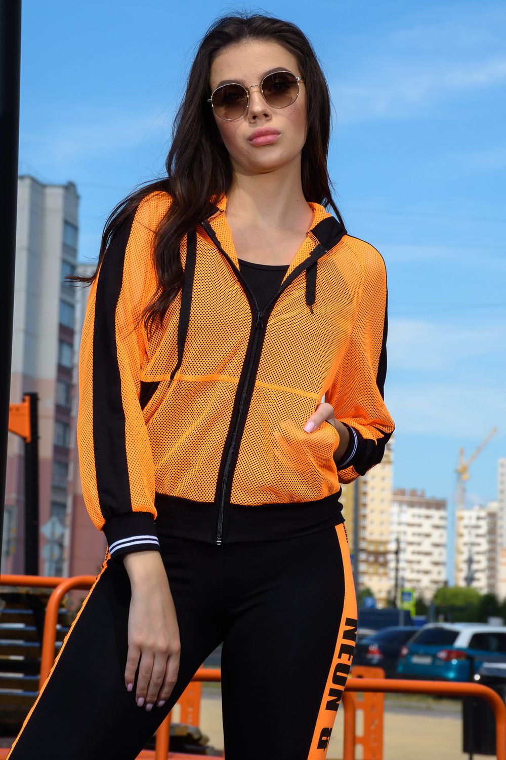 Толстовка 8135 - оранжевый