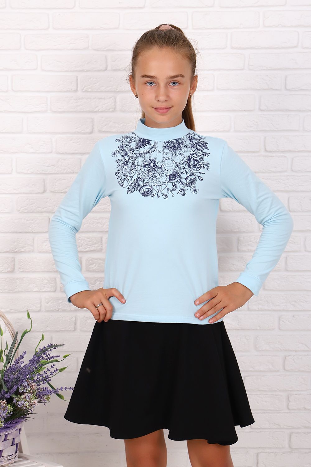 Водолазка 11596 детская - белый