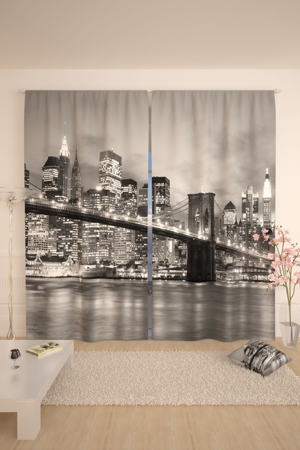 Фотошторы 10757 - графит