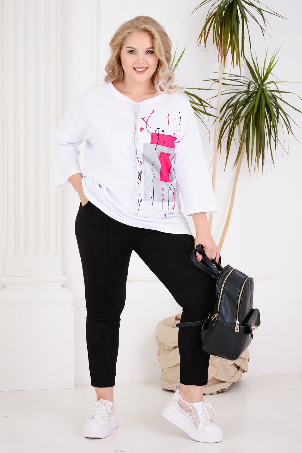 Футболка 4443 - белый