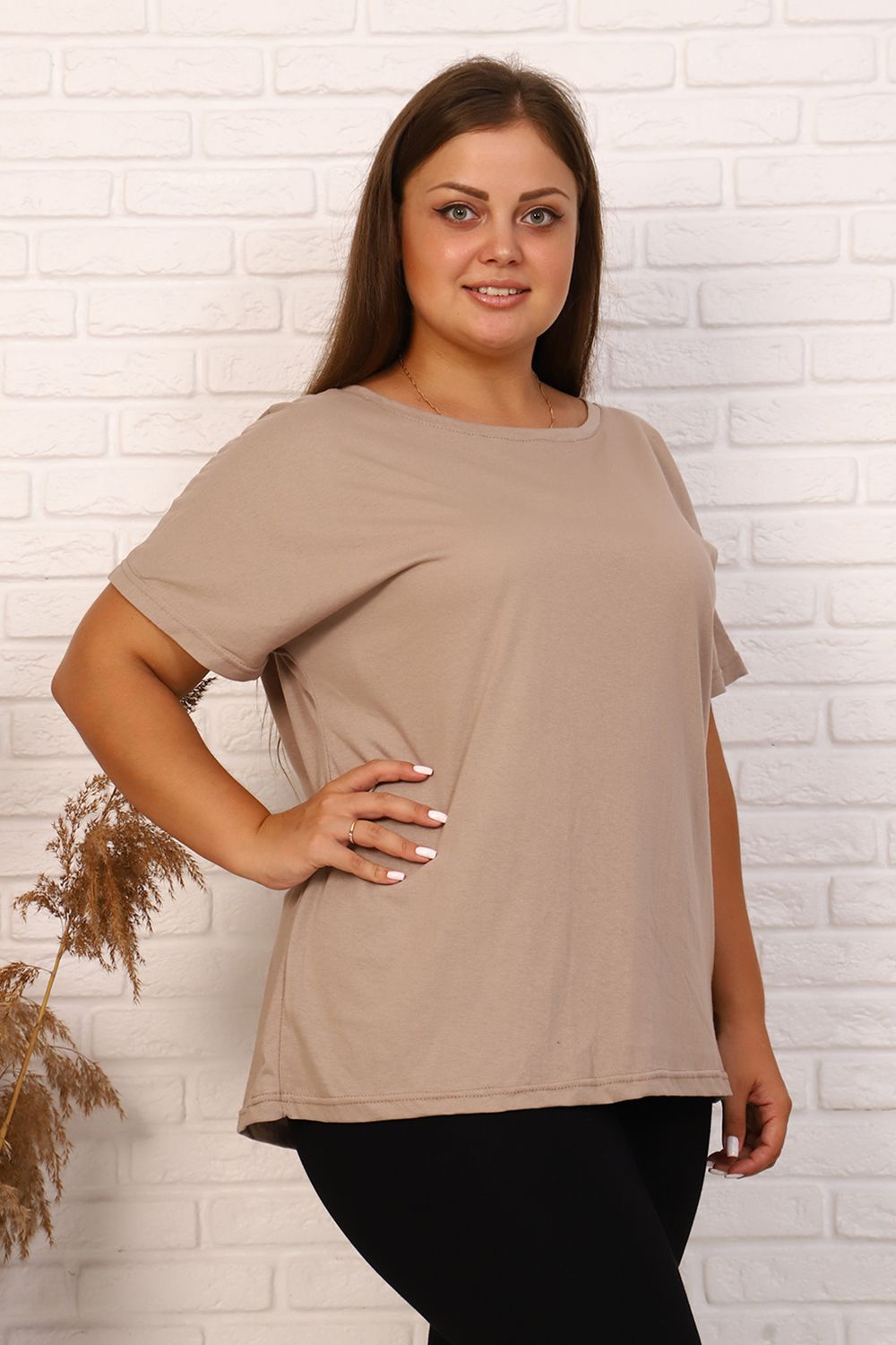 Футболка 19511 - бежевый