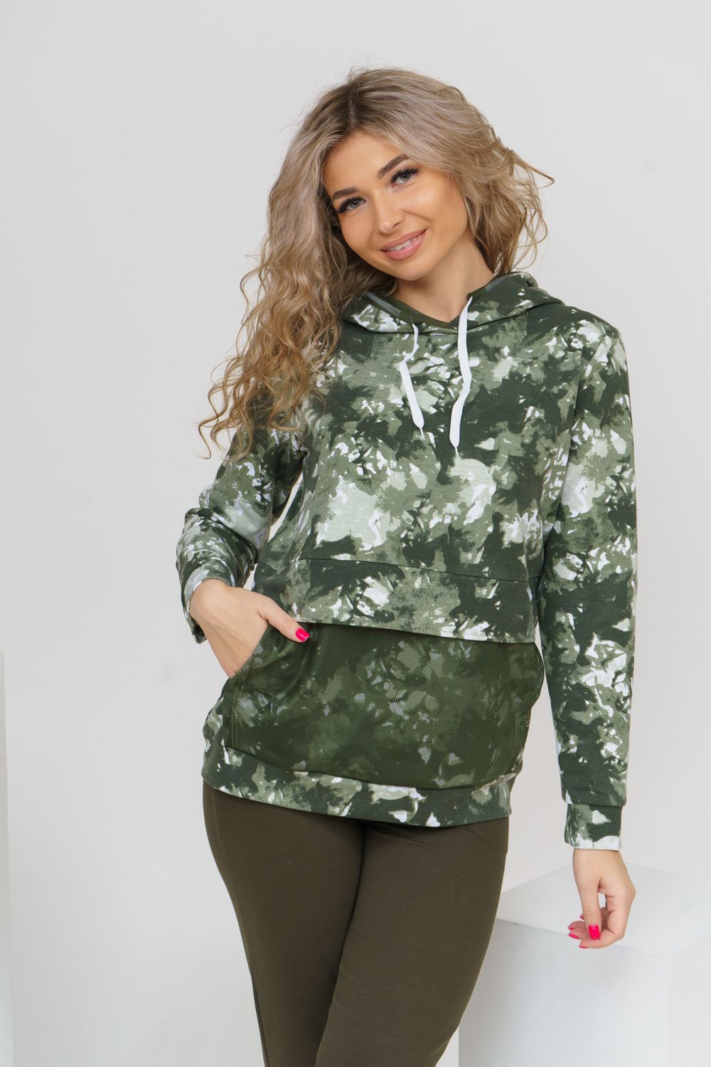 Толстовка 36515 - хаки