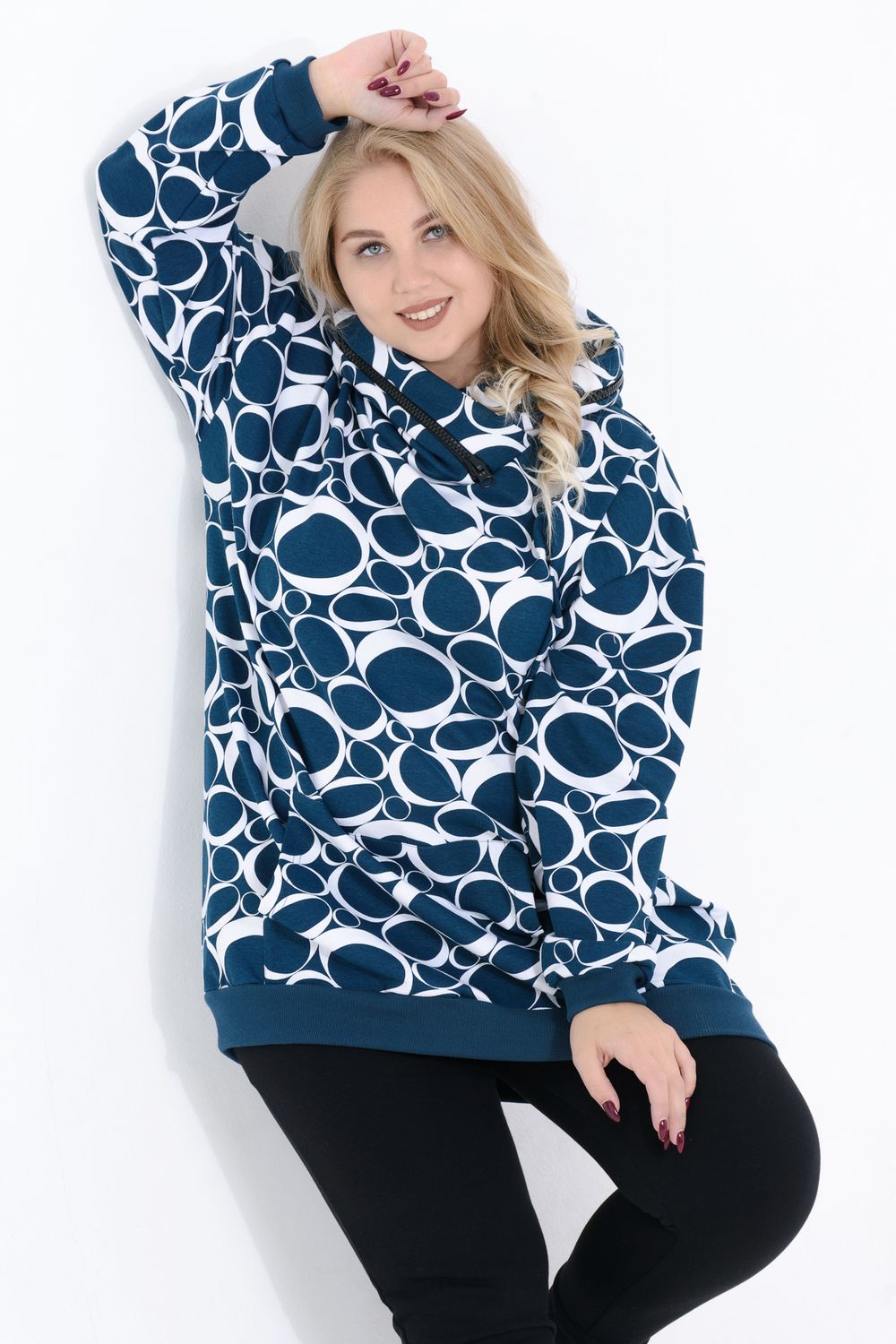 Толстовка 4450 - морская волна