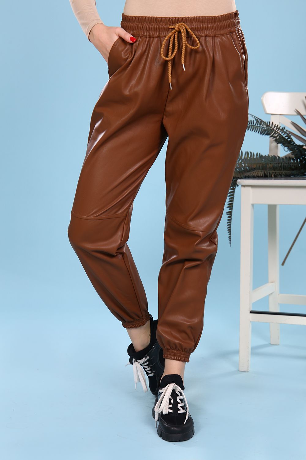 Брюки 22194 - темно-бежевый