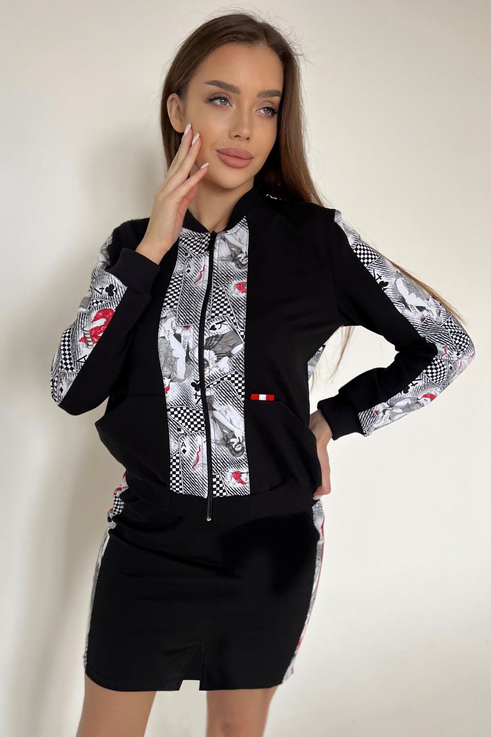 Костюм 7296 - черный