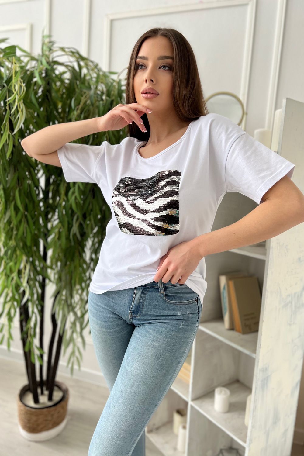 Футболка 8217 - белый