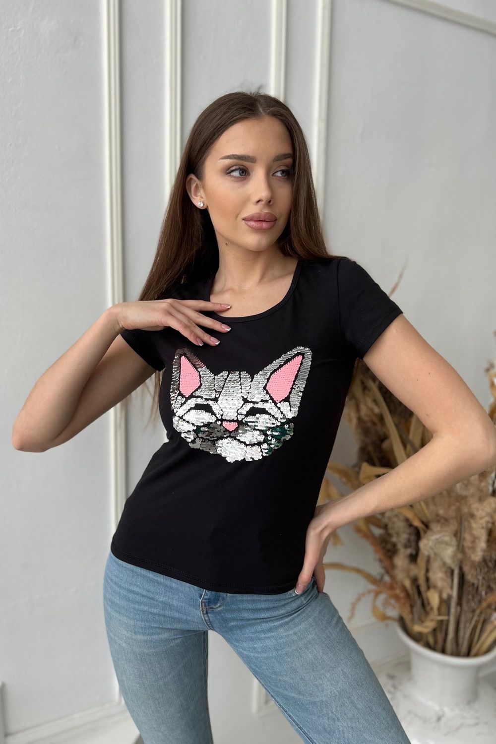 Футболка 8216 - черный